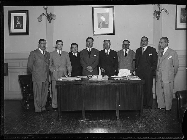 Dr. Ricardo Zavala Ortiz y sus Ministros.