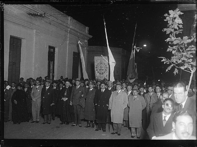 Autoridades en Procesión Cívica