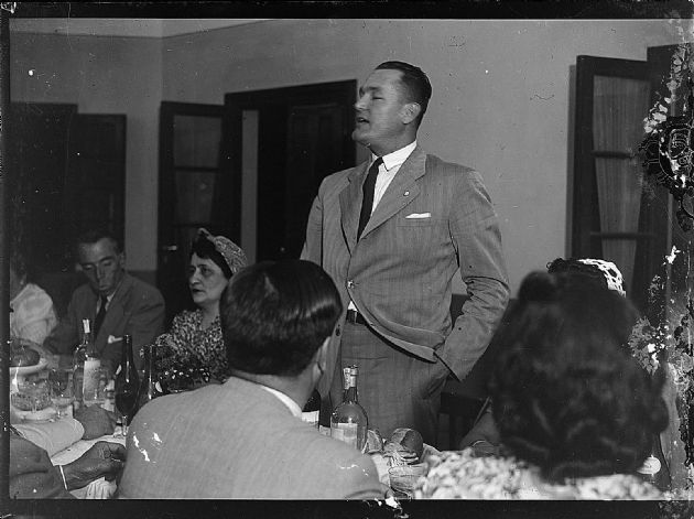 Víctor Saa en almuerzo