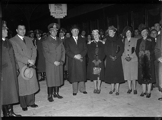 Recepción de autoridades militares